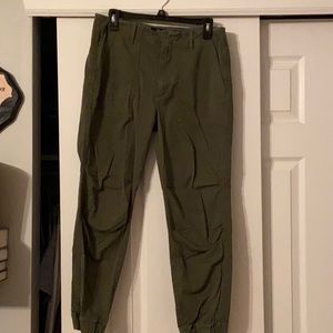American Eagle Green Joggers